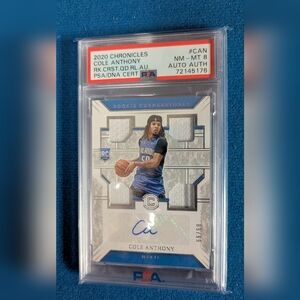 Panini Chronicles Rookie Card - Blue and White